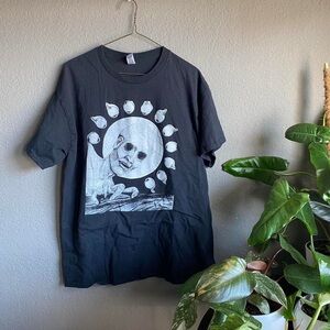 Goth shirt! Handmade printed shirt :)!
l